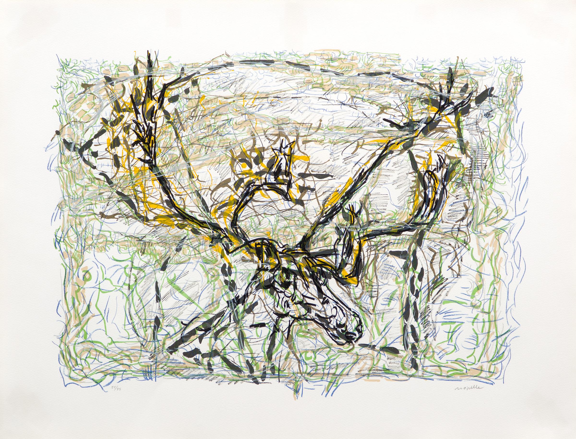 Jean-Paul Riopelle (1923-2002) - Caribou, 1976