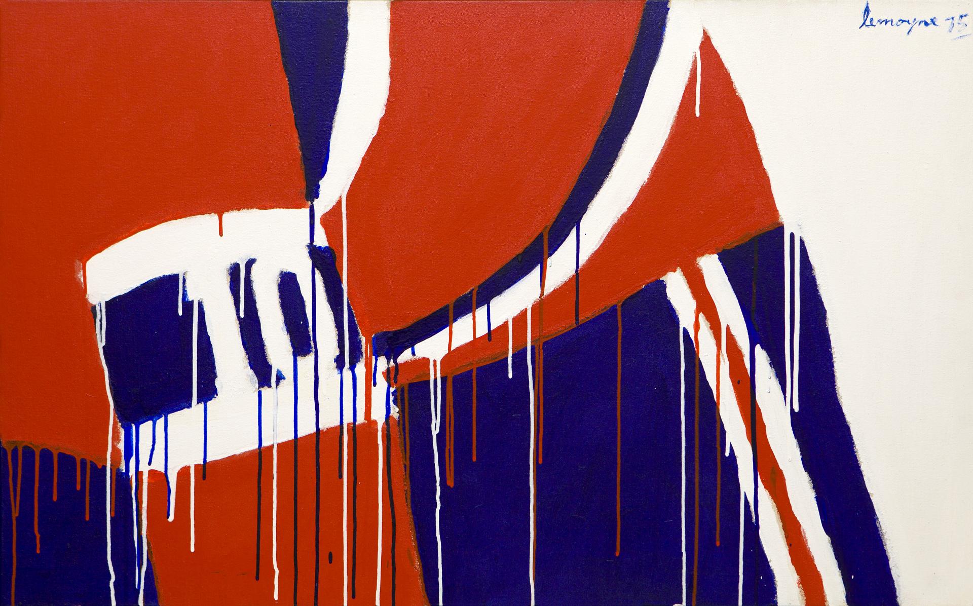 Serge Lemoyne (1941-1998) - Le no 10, Lafleur