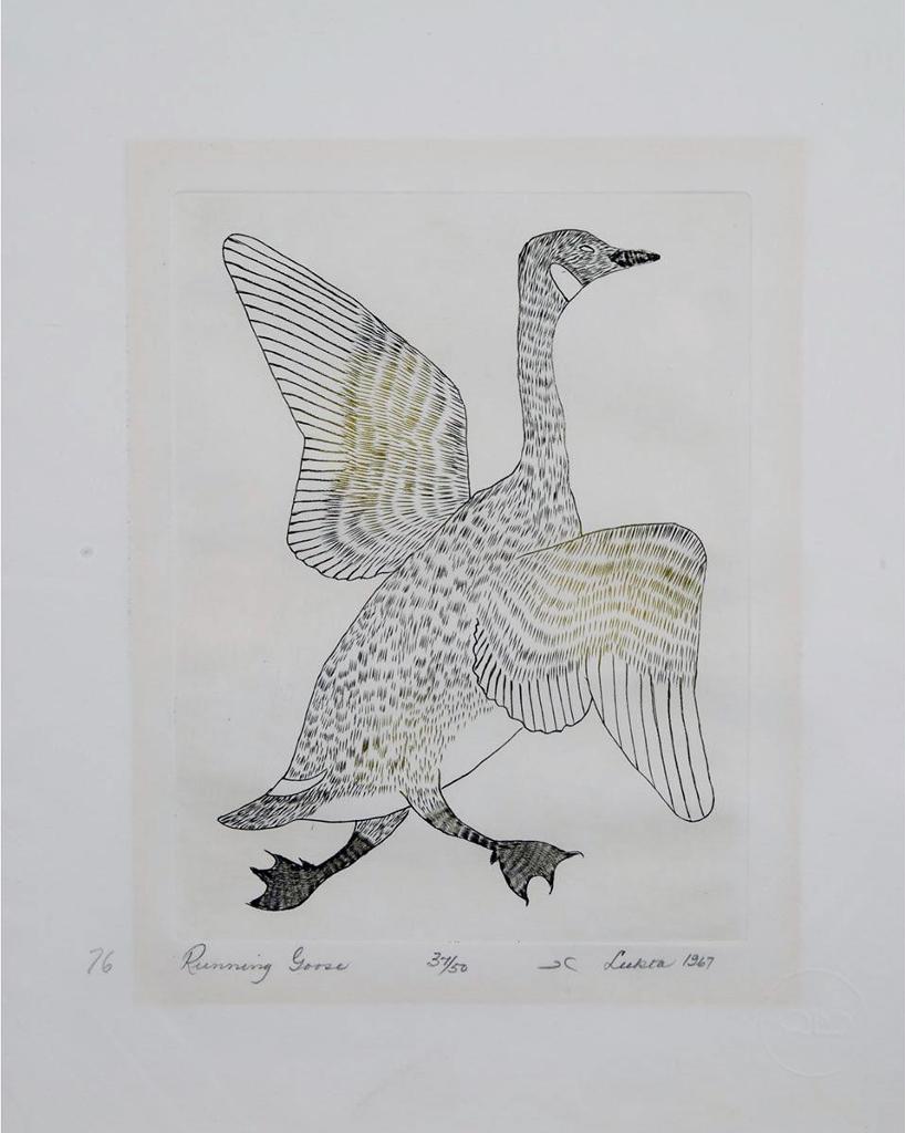 Lukta Qiatsuk (1928-2004) - Running Goose