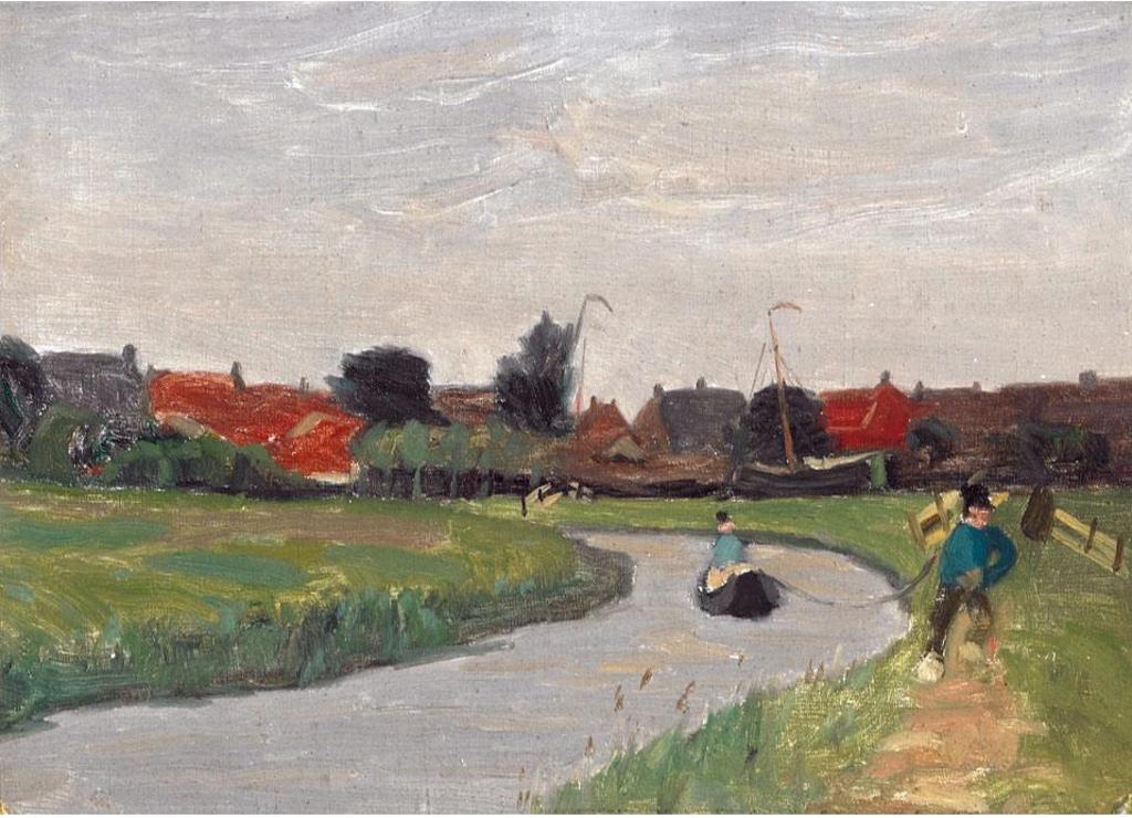 James Wilson Morrice (1865-1924) - Along The Tow Path