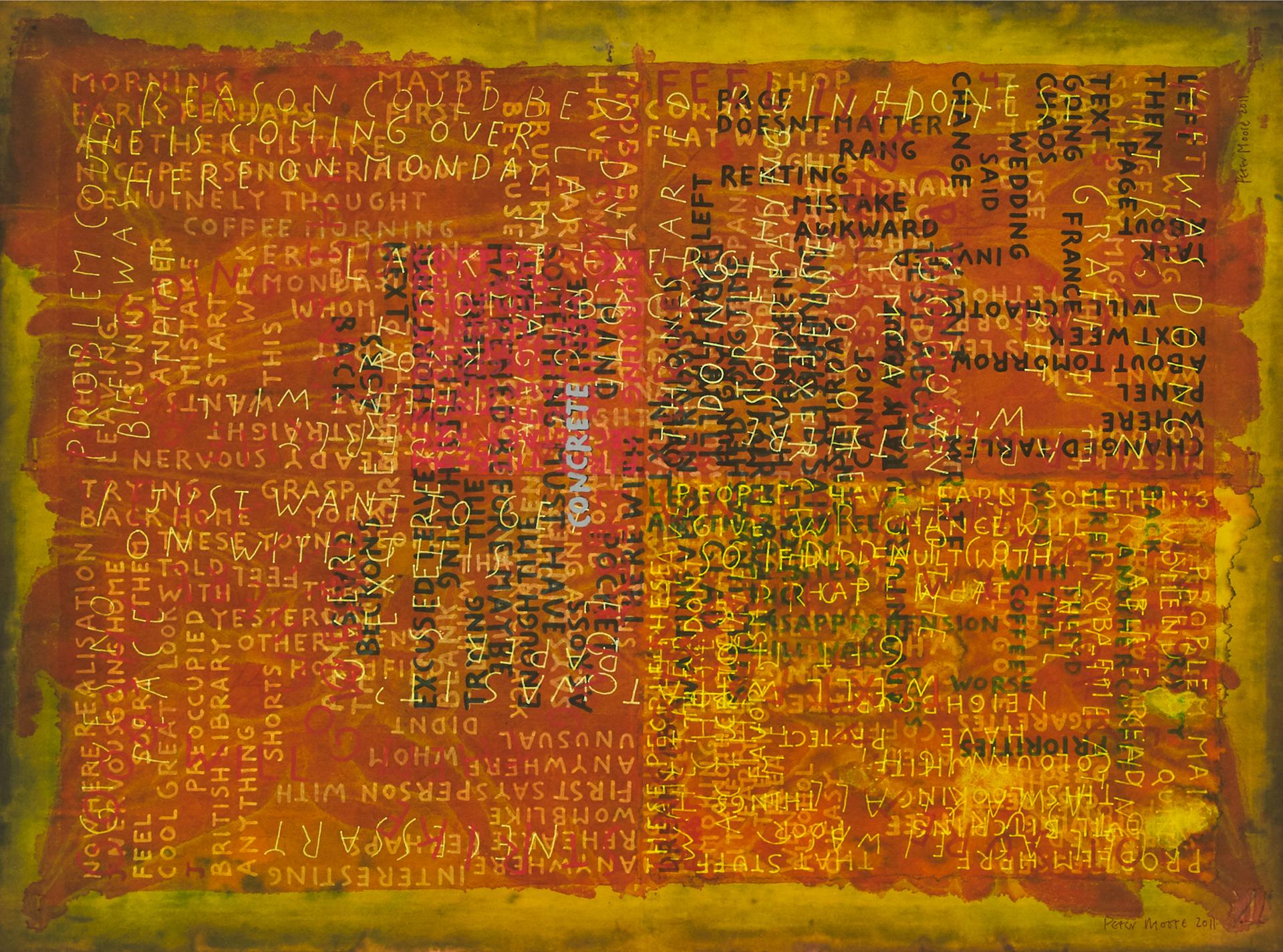Peter Moore - Concrete (Manuscript Series), 2011
