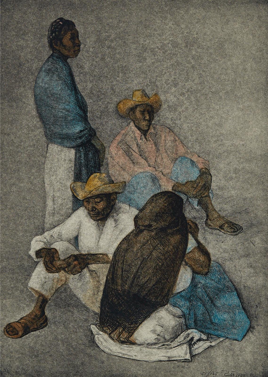 Francisco Zúñiga (1912-1998) - Campesinos, 1980 [vlady, 285]