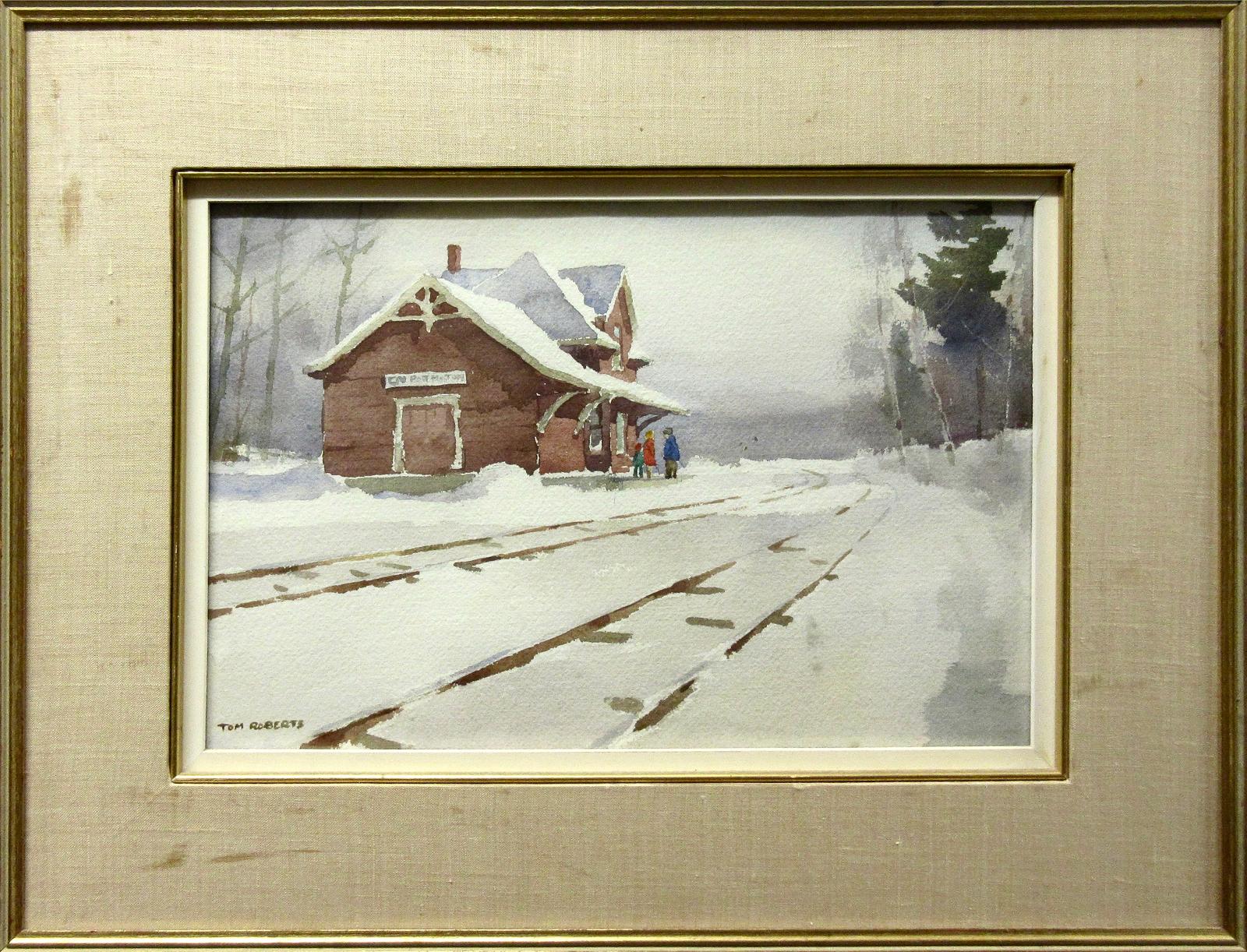 Thomas Keith (Tom) Roberts (1909-1998) - Waiting For The Train
