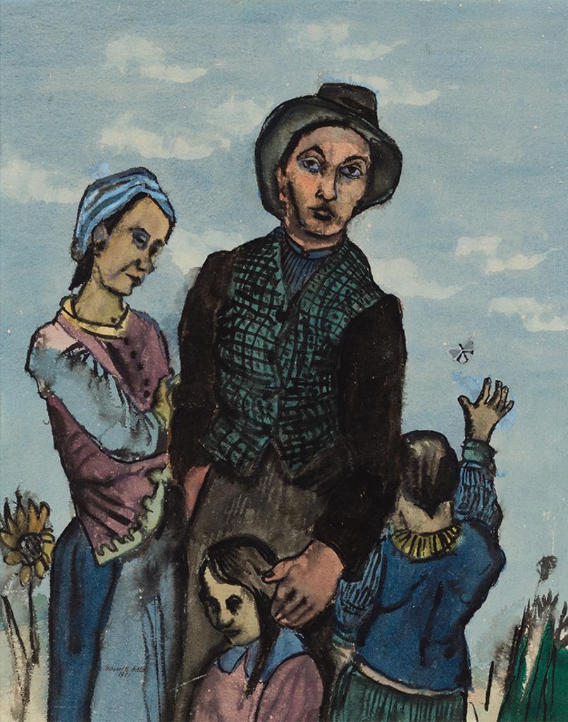 Maxwell Bennett Bates (1906-1980) - Untitled (Family)