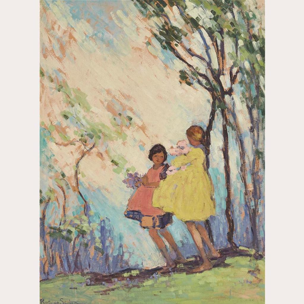 Regina Seiden (1897-1991) - Gathering Spring Bouquets