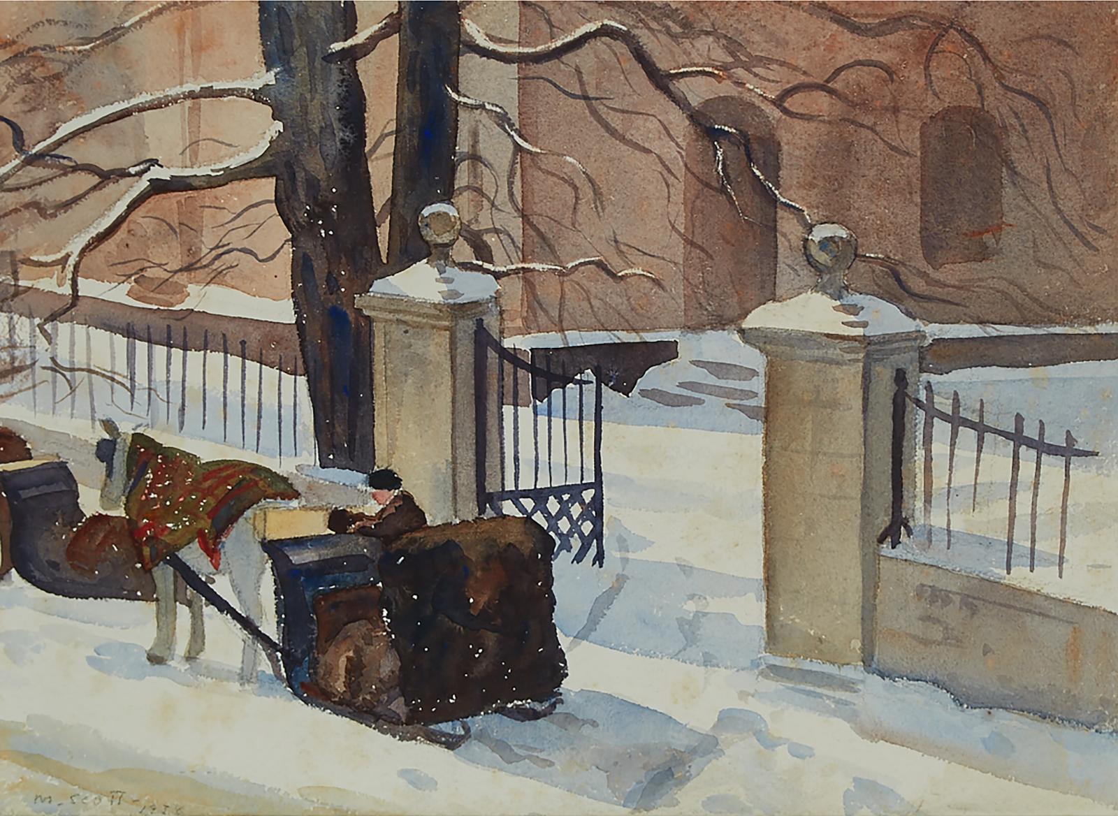 Marian Mildred Dale Scott (1906-1993) - The Cathedral Gates, 1938