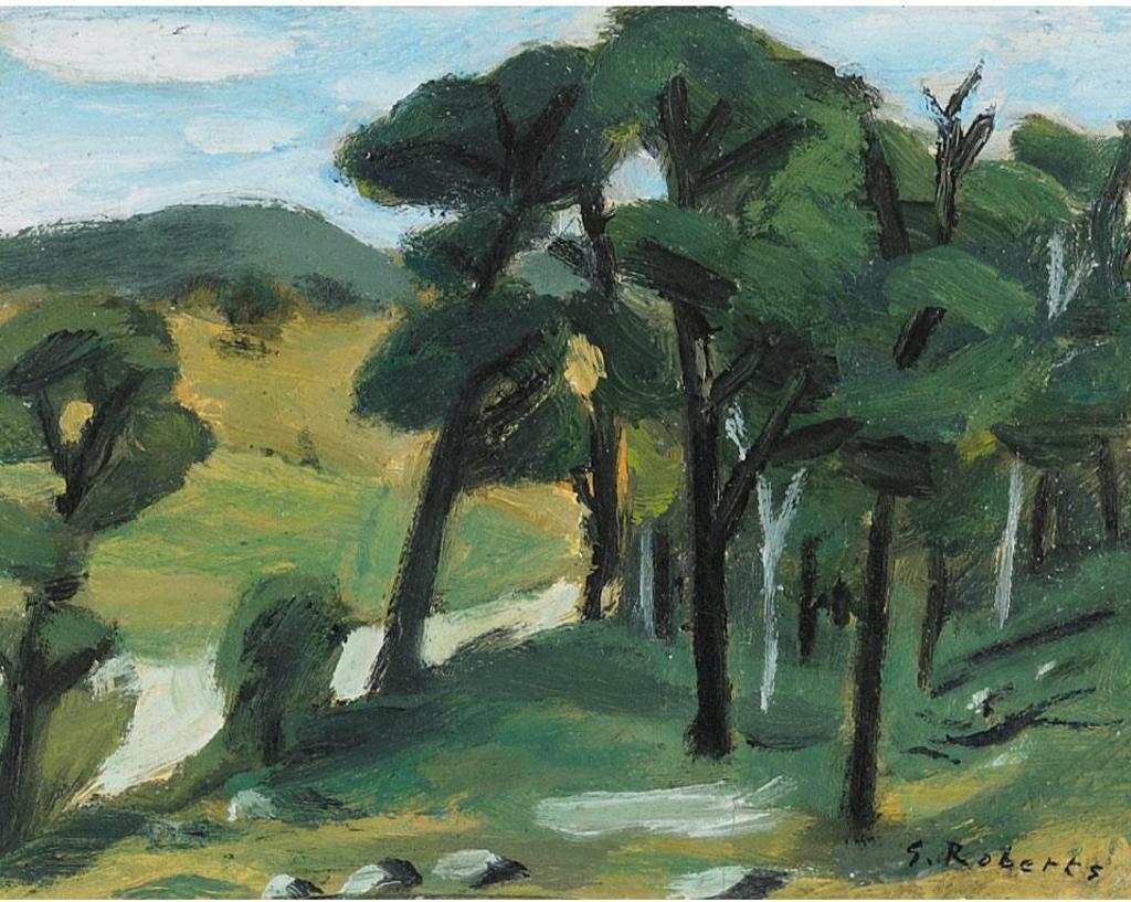William Goodridge Roberts (1921-2001) - View Through The Trees