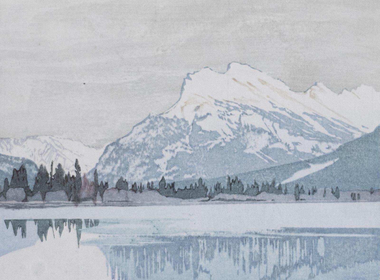 Walter Joseph (W.J.) Phillips (1884-1963) - Rundle In Winter; 1949