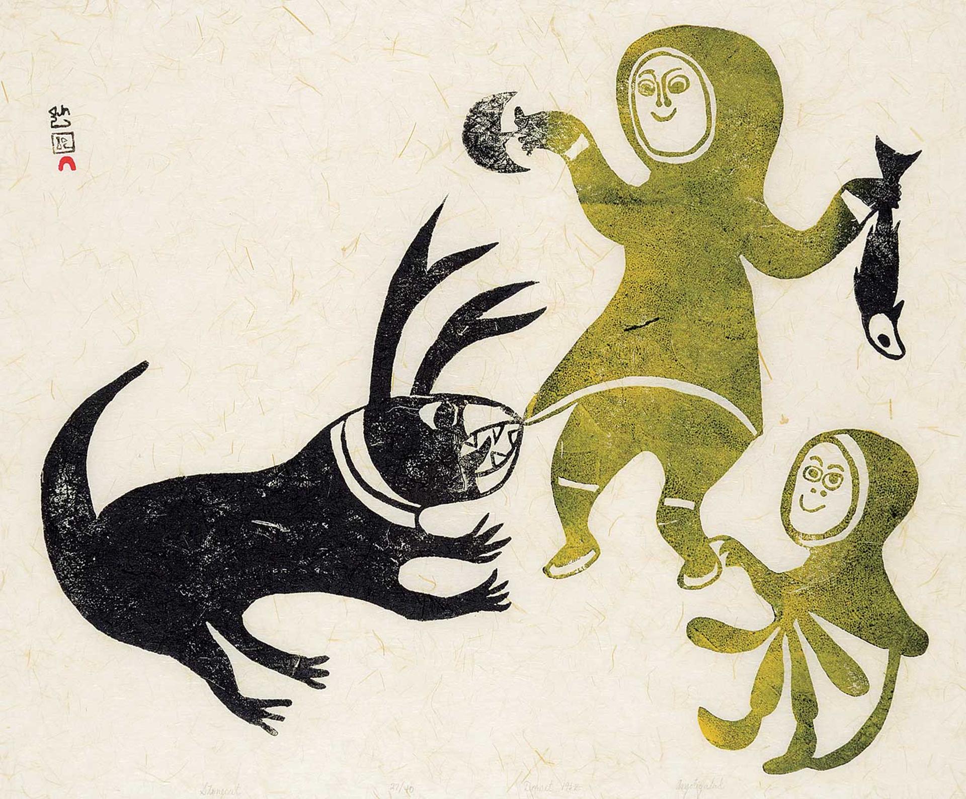 Angotiqaluk - Untitled - Feeding the Animal