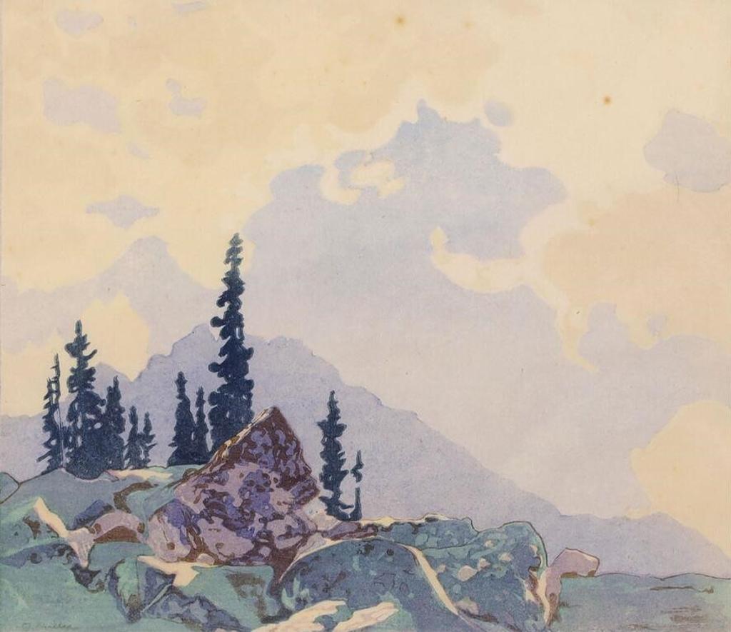 Walter Joseph (W.J.) Phillips (1884-1963) - Mount Schaeffer; 1927
