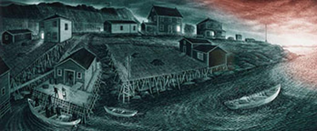 David Lloyd Blackwood (1941-2022) - Granda Glover's Place on Bragg's Island