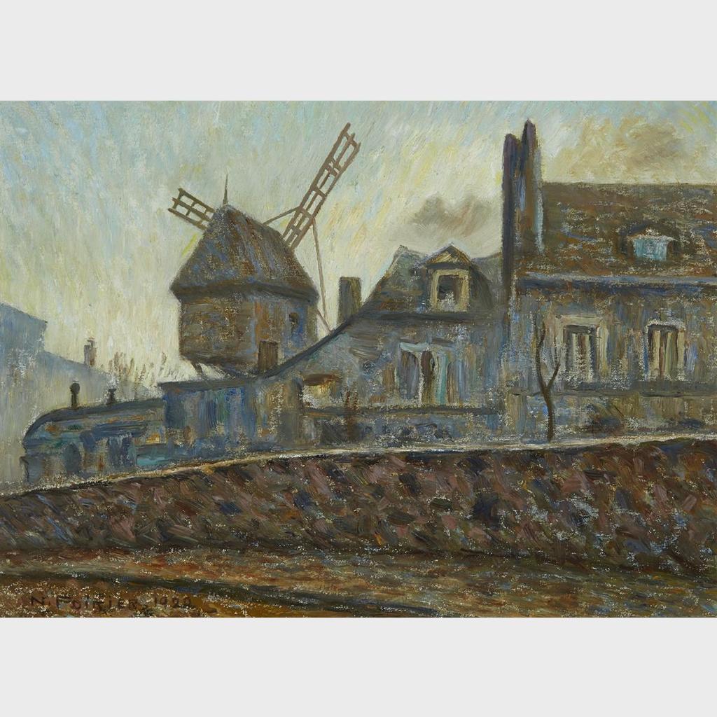 Narcisse Poirier (1883-1983) - Moulin De La Galette, Paris