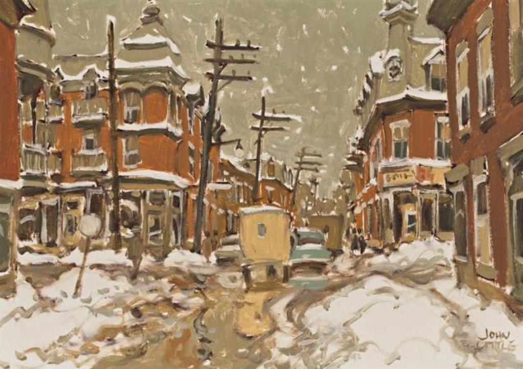 John Geoffrey Caruthers Little (1928-2024) - Rue Roy at de Bullion, Montreal