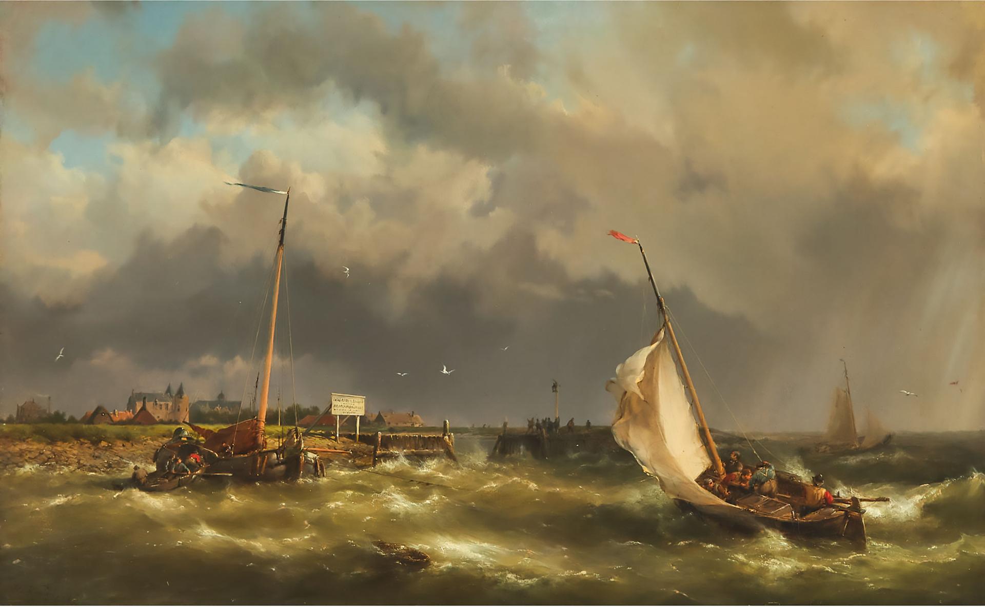 Hermanus Koekkoek The Elder - On The Scheldt