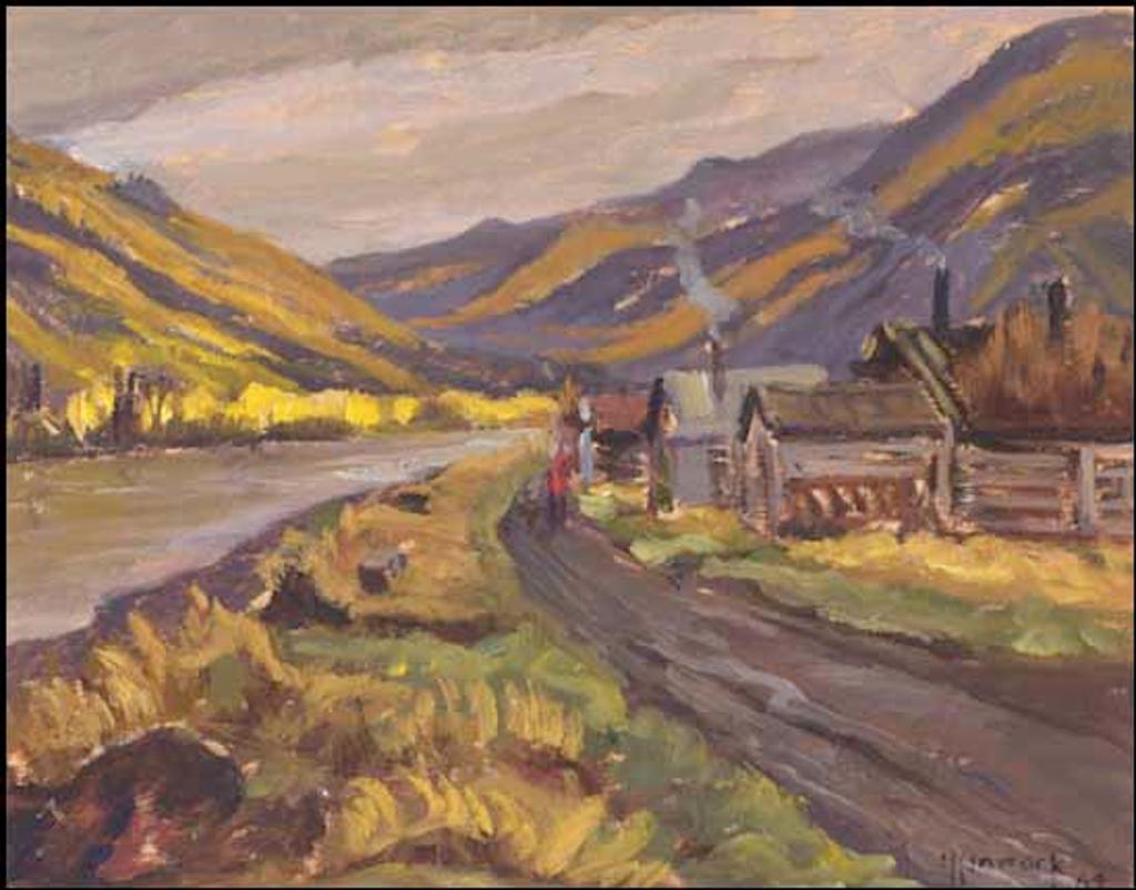 Dr. Maurice Hall Haycock (1900-1988) - At the Indian Village of Eagle, Alaska