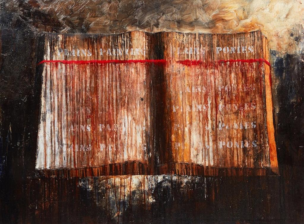 Kevin Sonmor (1959) - Plains Painting, Plains Ponies