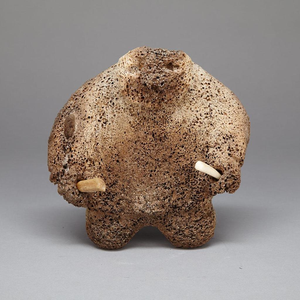 Jessie Ishulutaq (1948) - Kneeling Man With Tools