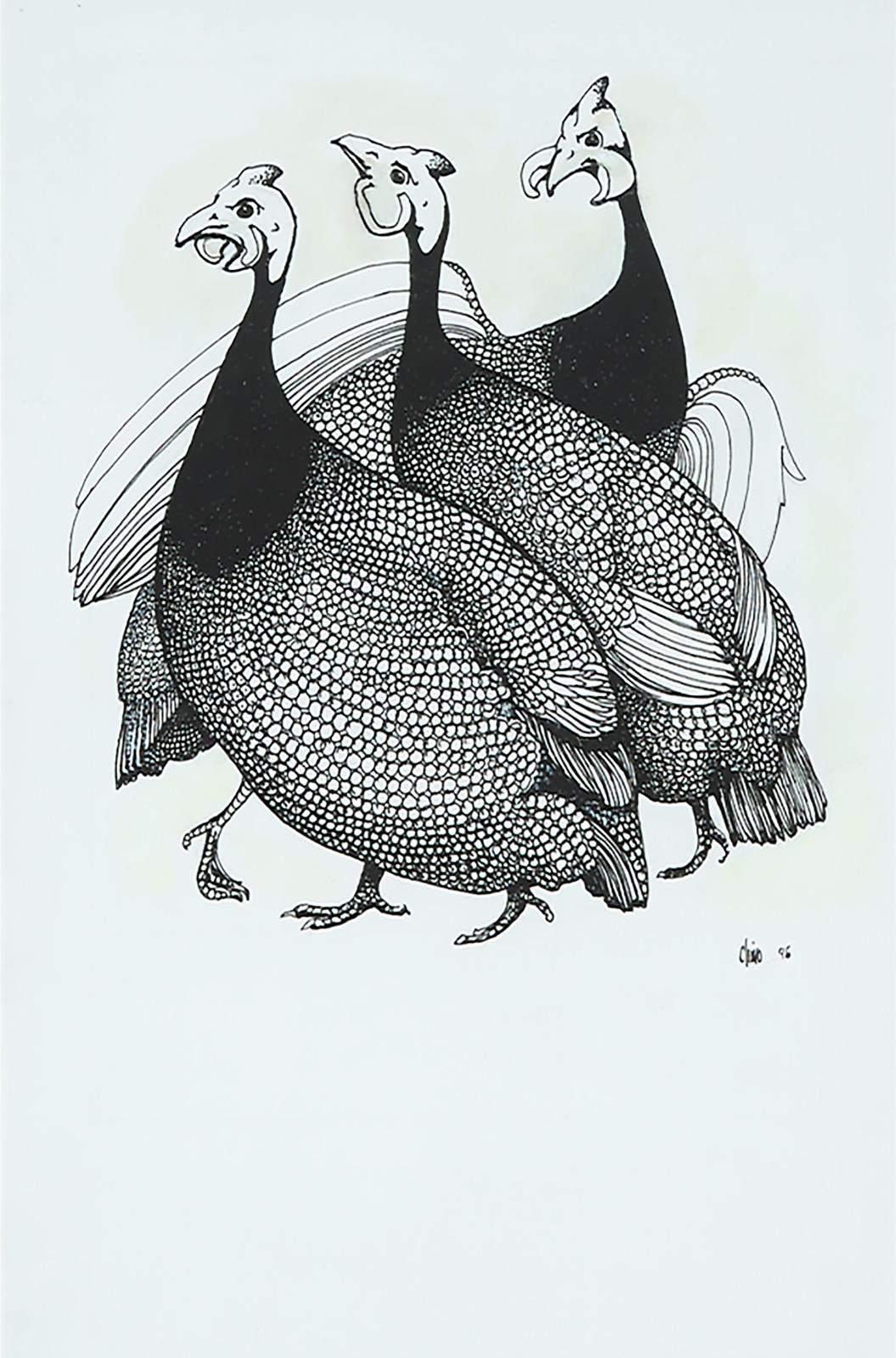 Lindee Climo (1948) - Birds About Town, 1996
