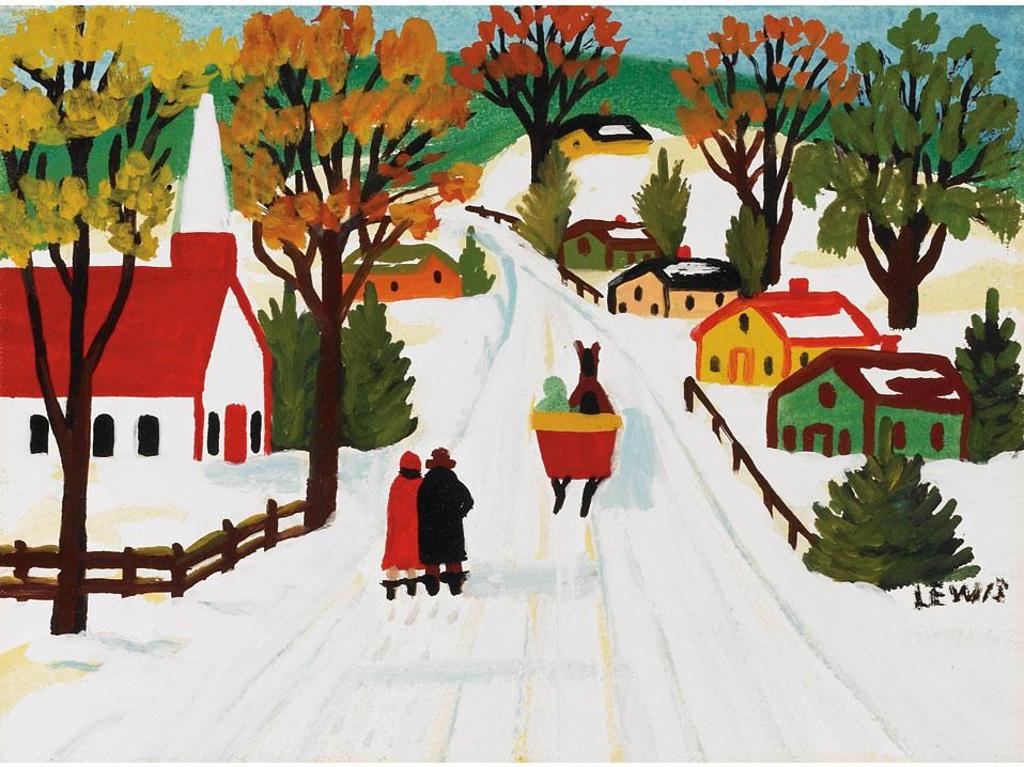 Maud Kathleen Lewis (1903-1970) - Sleigh Ride