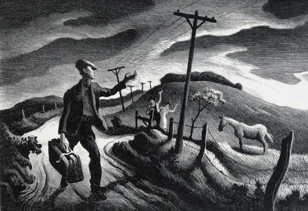 Thomas Hart Benton (1889-1975) - THE BOY; 1948