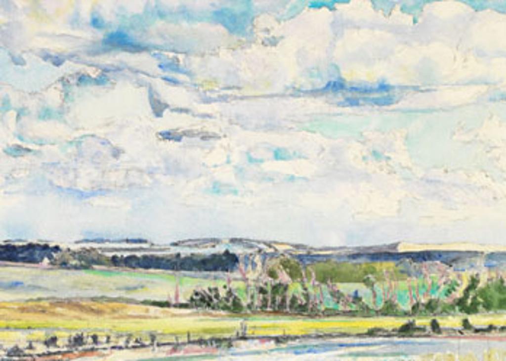 Dorothy Elsie Knowles (1927-2001) - May, Green Trees and Fields