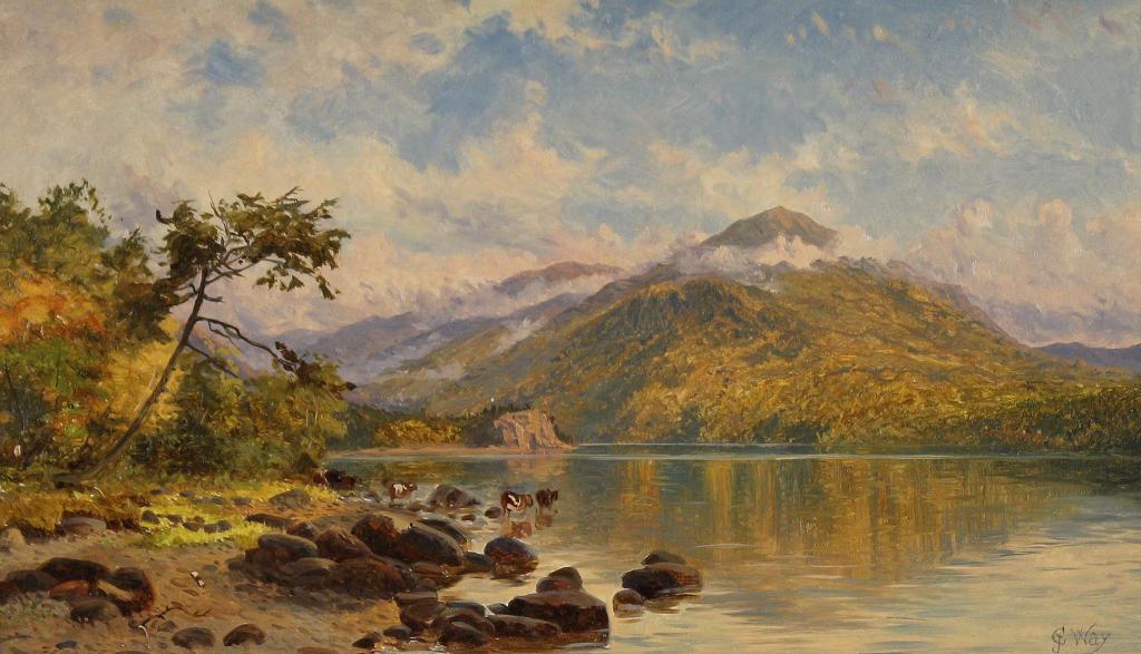 Charles Jones (C. J.) Way (1834-1919) - Lake Memphremagog, Que