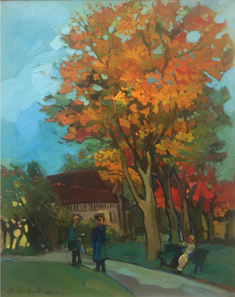 Areg Elibekian (1970) - Paysage d'automne