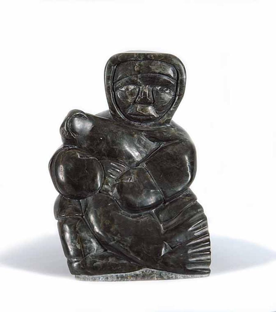 Atributted Inukpuk - Untitled - Man and Seal