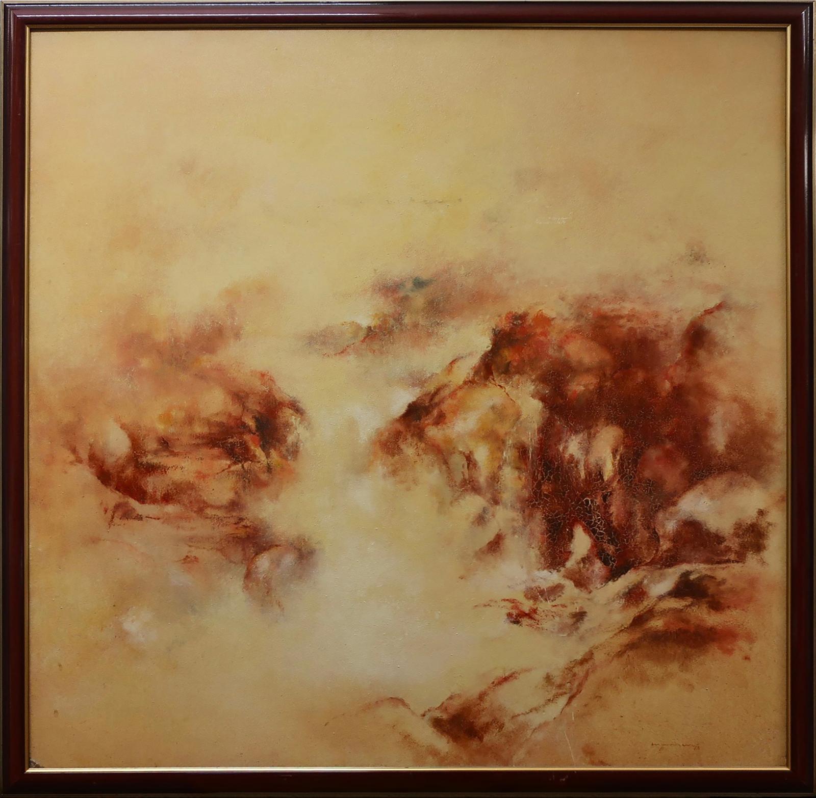 Gerald Humen (1935) - Untitled (Misty Mountains)