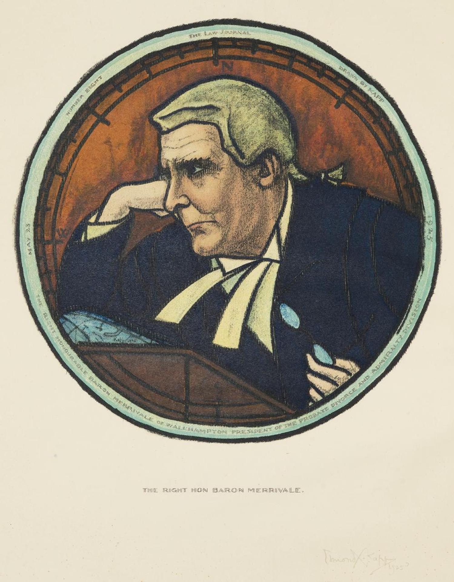 Edmond Xavier Kapp (1890-1978) - The Right Hon. Baron Merrivale