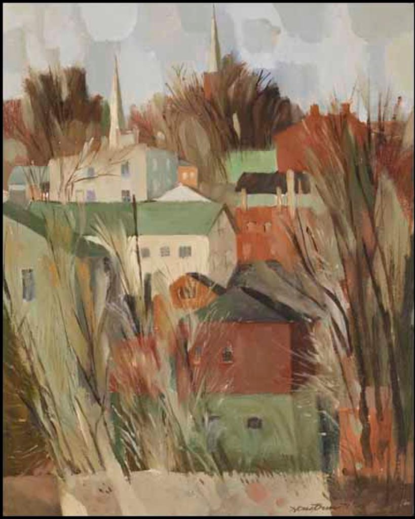 Donald Mackay Houstoun (1916-2004) - Elora from South River Road