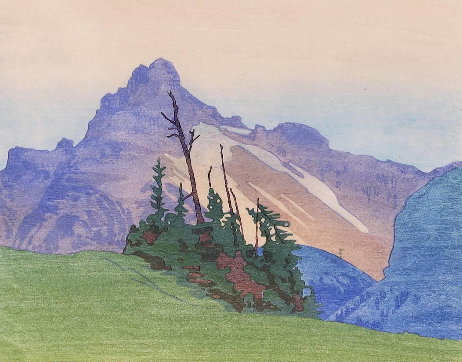 Walter Joseph (W.J.) Phillips (1884-1963) - The Mountain; 1927