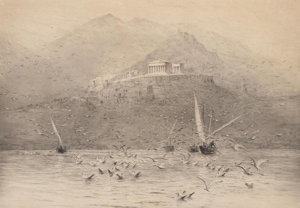 William Lionel Wyllie (1851-1931) - The Poseidon Temple