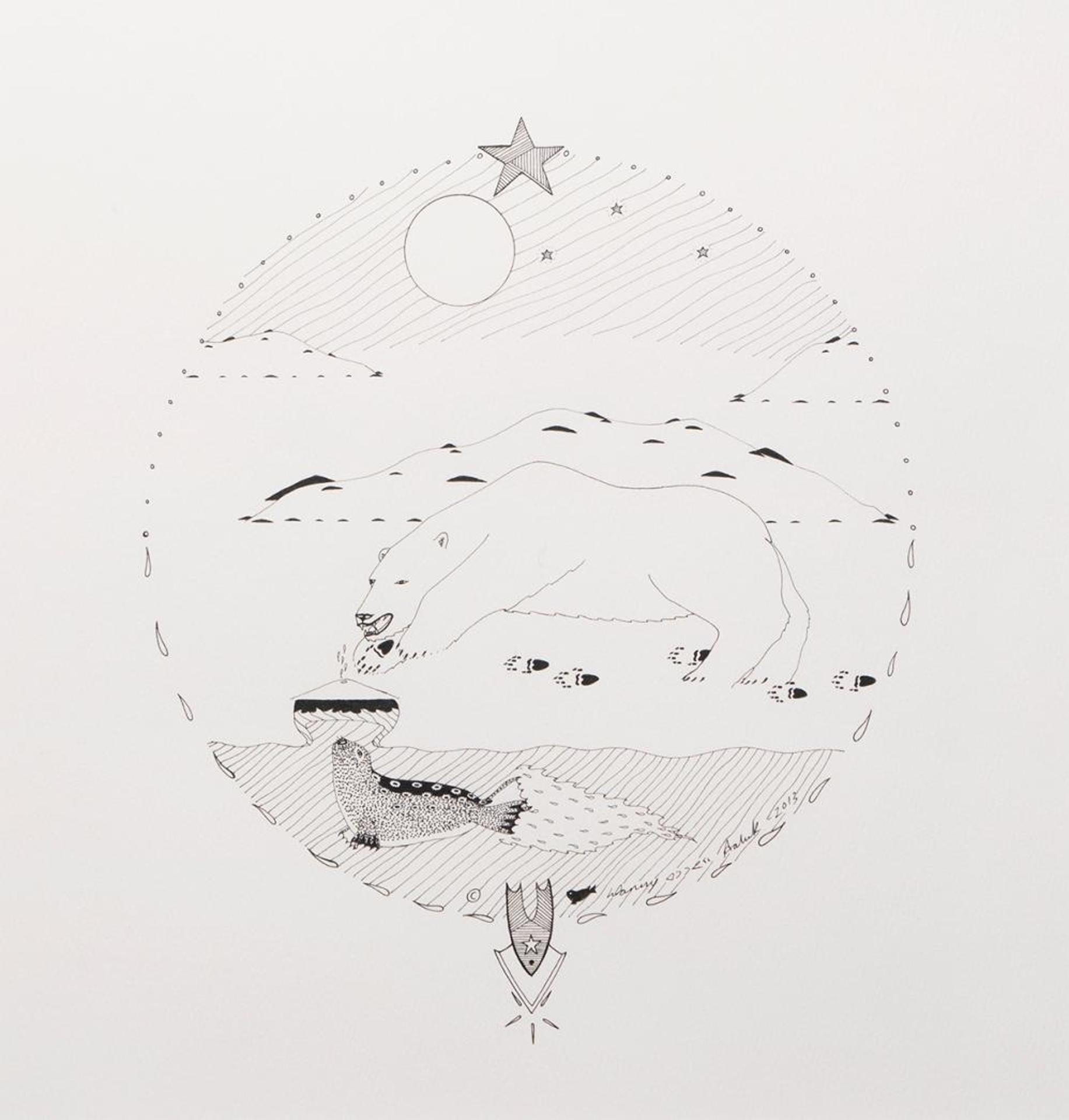 Danny Aaluk - Untitled - Polar Bear