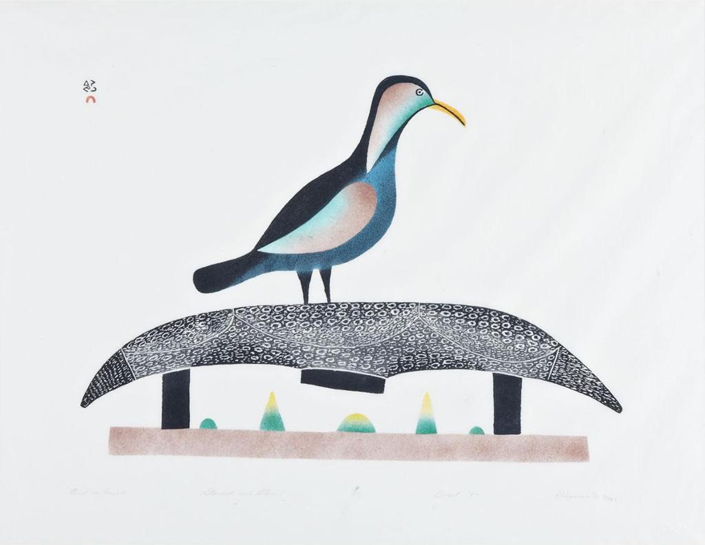 Kingmeata Etidlooie (1915-1989) - Bird On Kayak