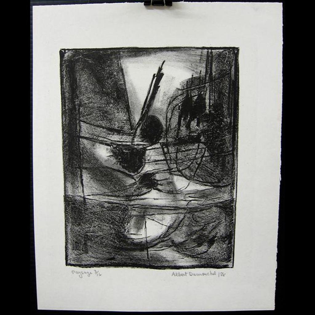 Albert Dumouchel (1916-1971) - Paysage; (2) Untitled