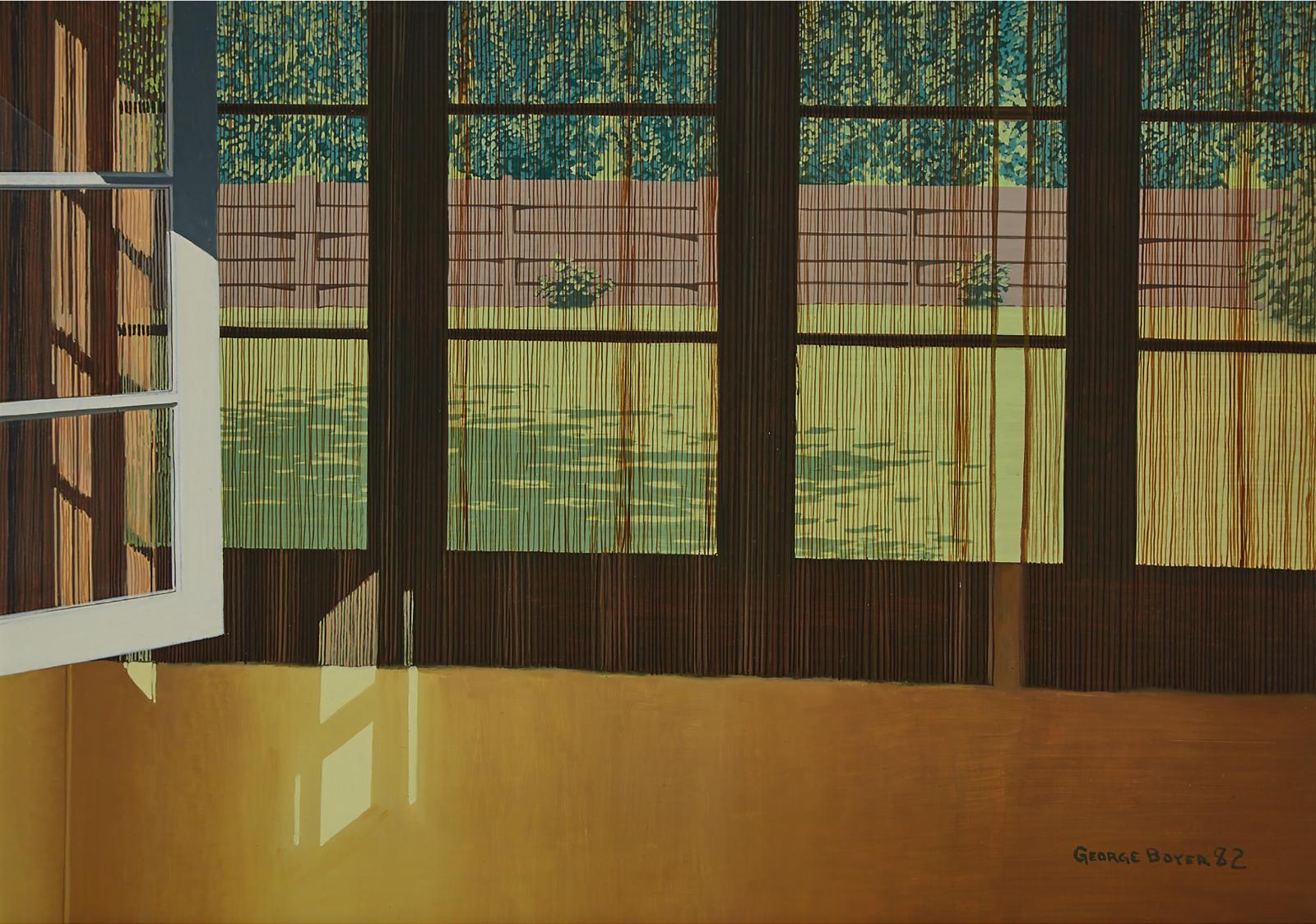 George Boyer (1955) - Backyard Porch, 1982