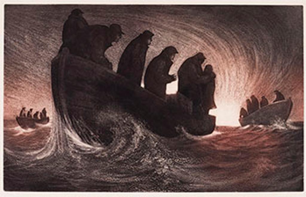 David Lloyd Blackwood (1941-2022) - Fire at Sea