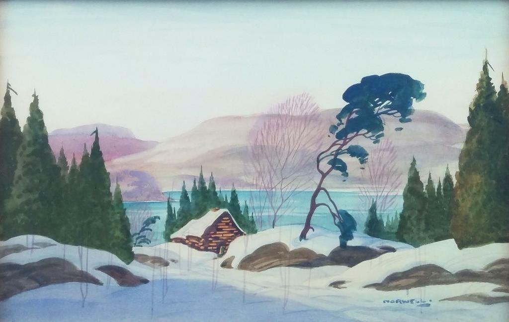 Graham Norble Norwell (1901-1967) - Cabin in Winter