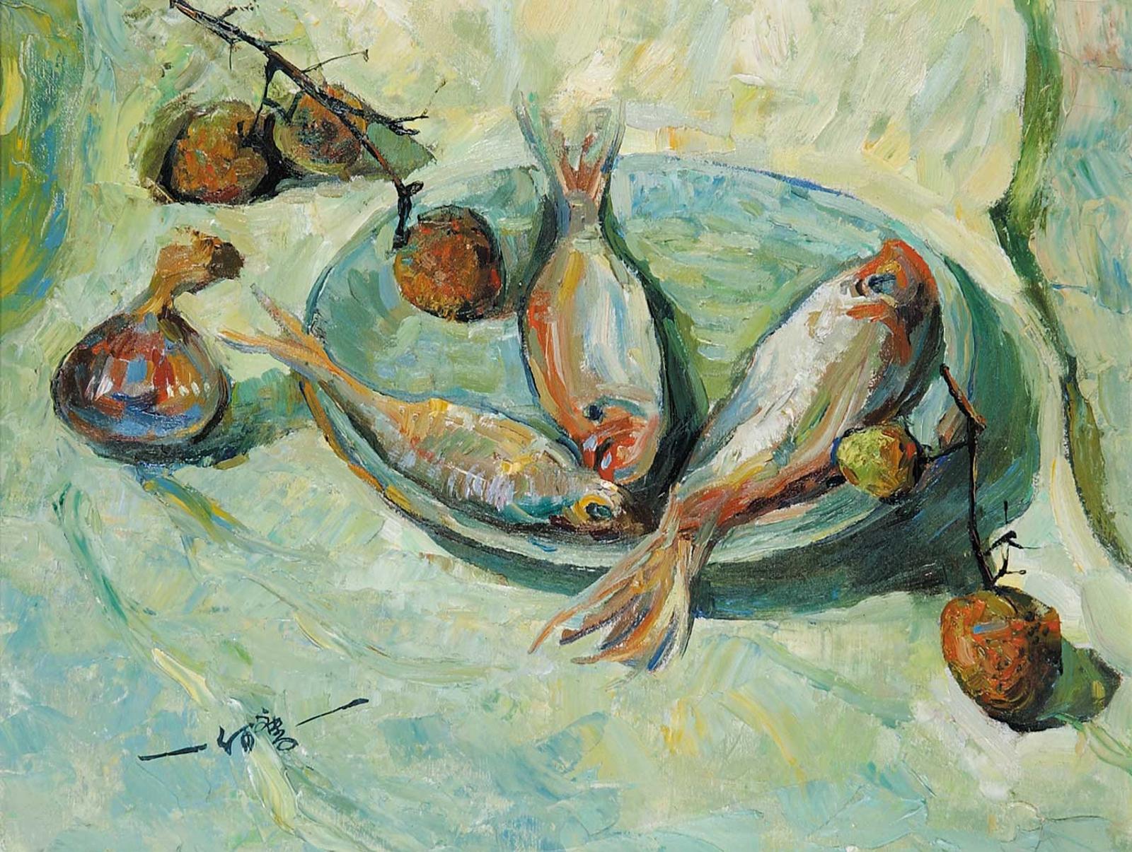 Simon Ho - Untitled - Plate of Fish