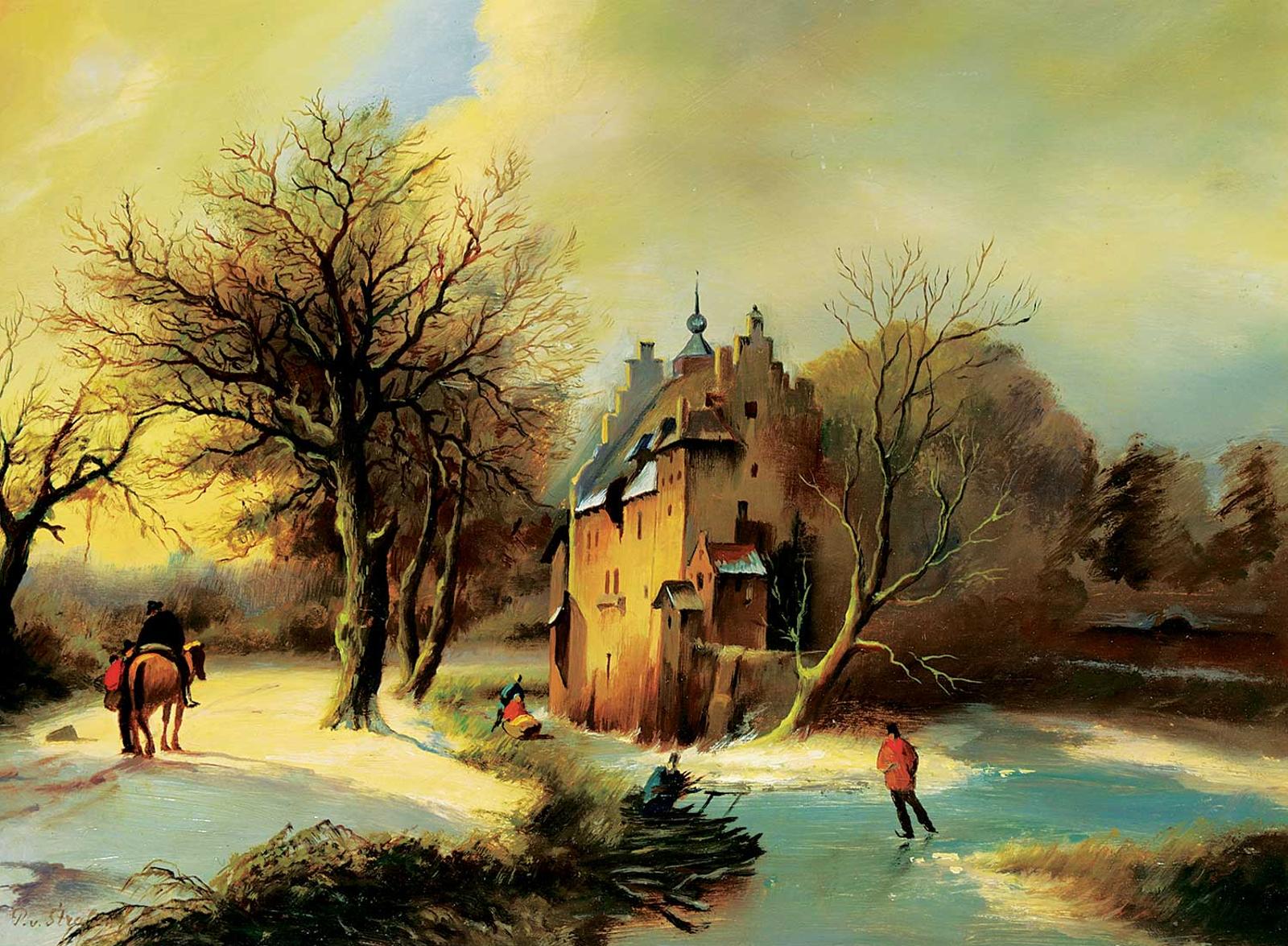 P. Van Straten - Untitled - Skating