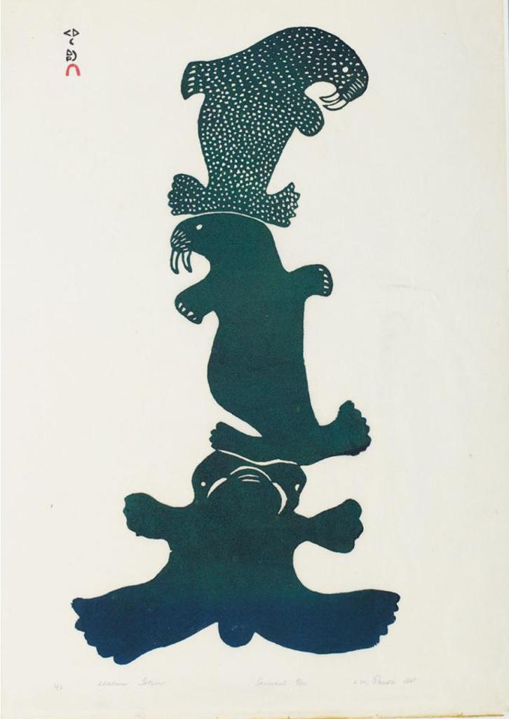 Pauta Saila (1916-2009) - Walrus Totem