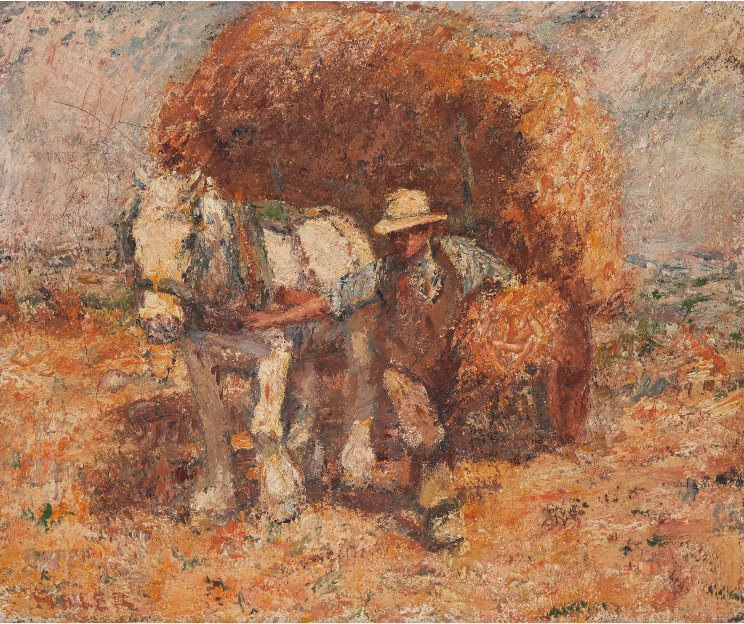 Harry Fidler (1856-1935) - Ploughing