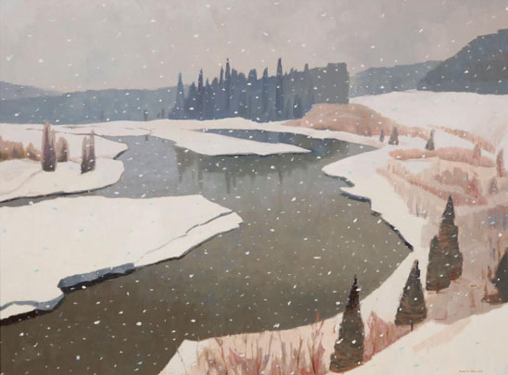 Alan Caswell Collier (1911-1990) - Bow River in Banff Park (03326/284)