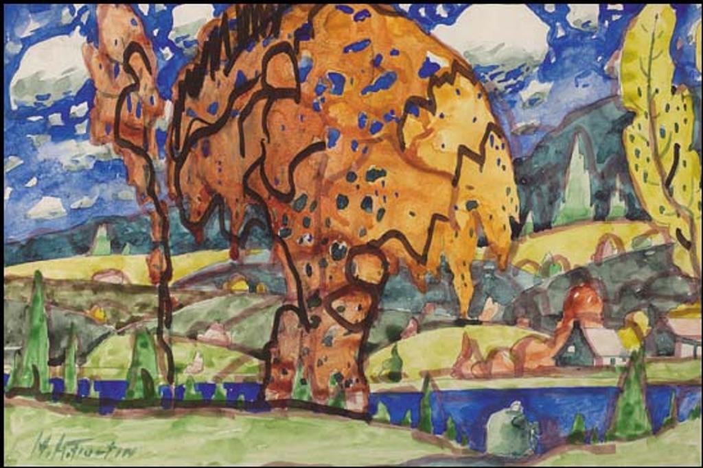 Marc-Aurèle Fortin (1888-1970) - Arbre jaune