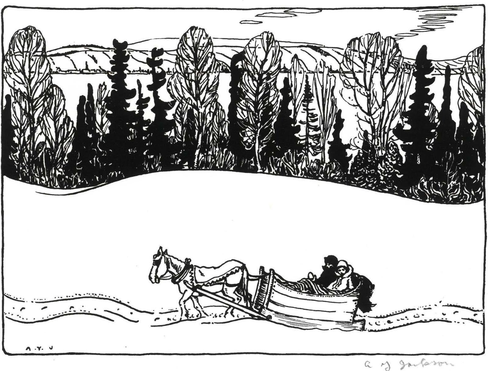 Alexander Young (A. Y.) Jackson (1882-1974) - Winter In Quebec; 1925