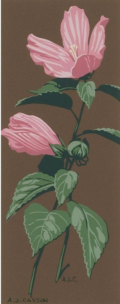 Alfred Joseph (A.J.) Casson (1898-1992) - Mallow Roses
