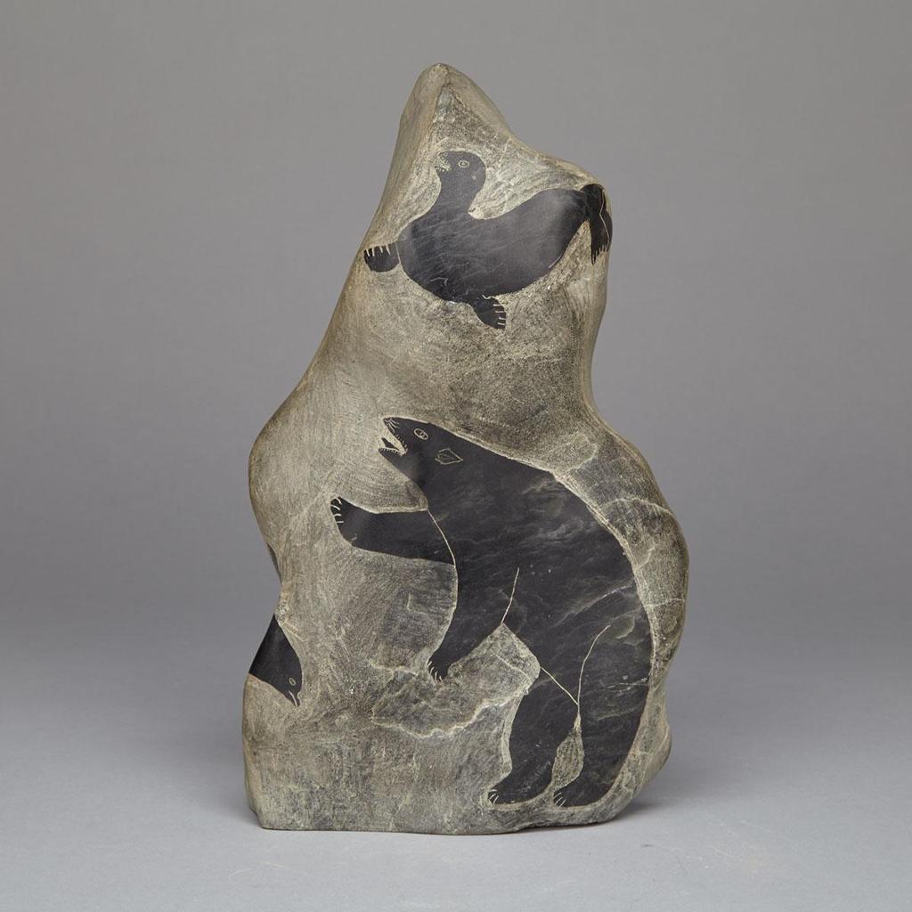Annie - Carved Panel Decorated With Arctic Animals